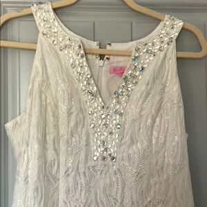 Lilly Pulitzer Iridescent Water Percy Shift Size 6